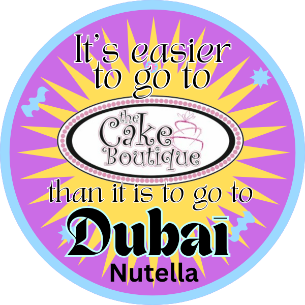 Dubai Chocolate Bar (Nutella)-The Cake Boutique