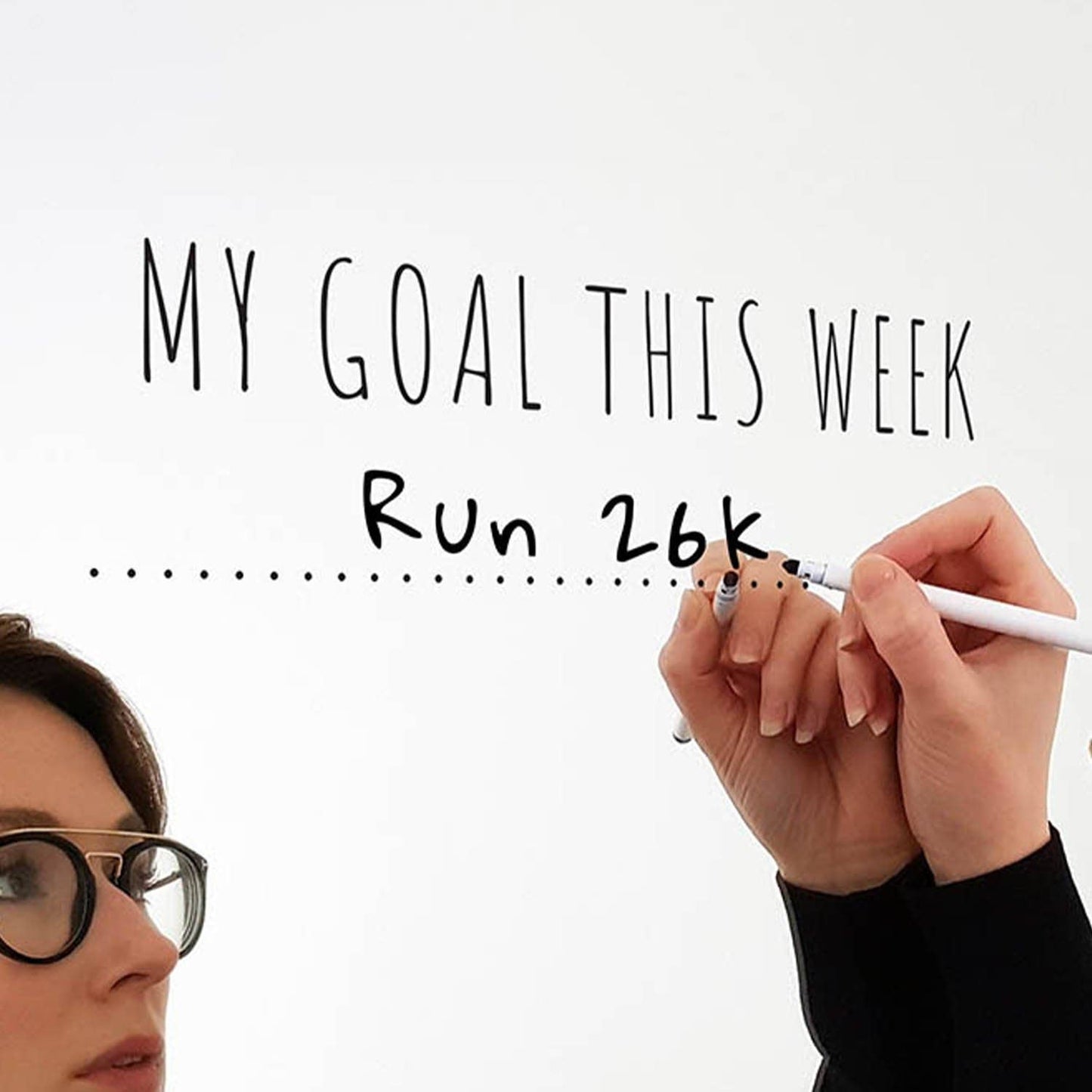 My Goal This Week' Mirror Sticker + Pen Vinyl Decal Kit