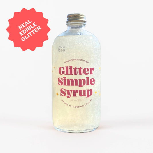 Glitter Simple Syrup, 16 fl oz with Edible Glitter-The Cake Boutique