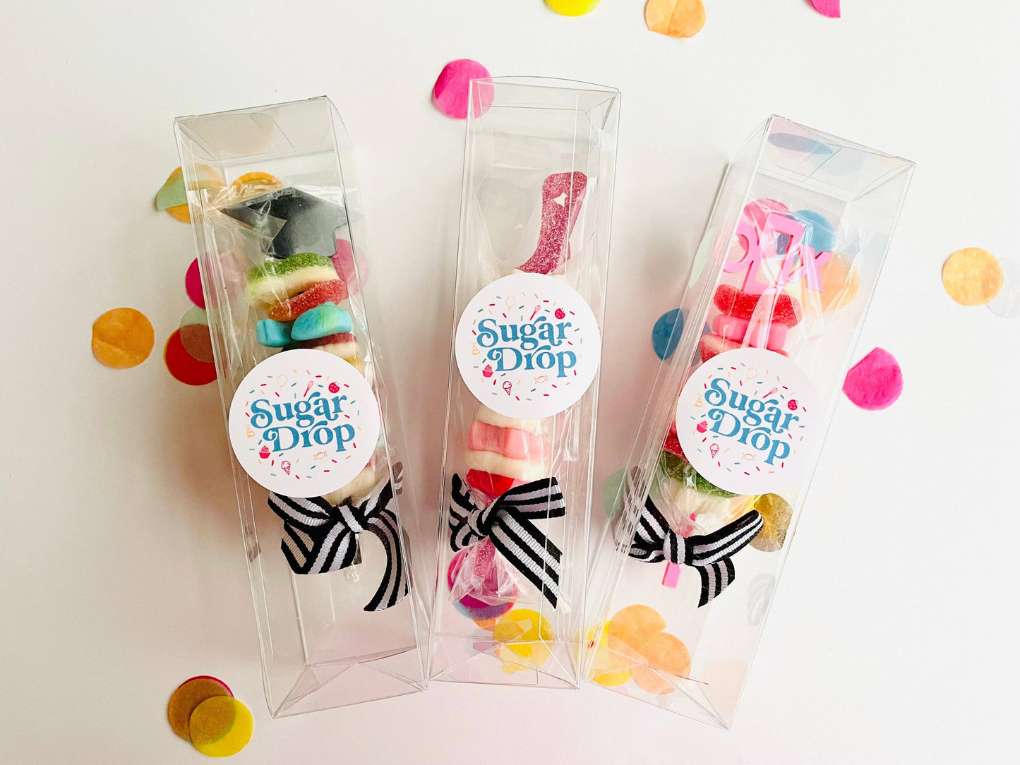 Glitter Smiley Gummy Kabob-The Cake Boutique