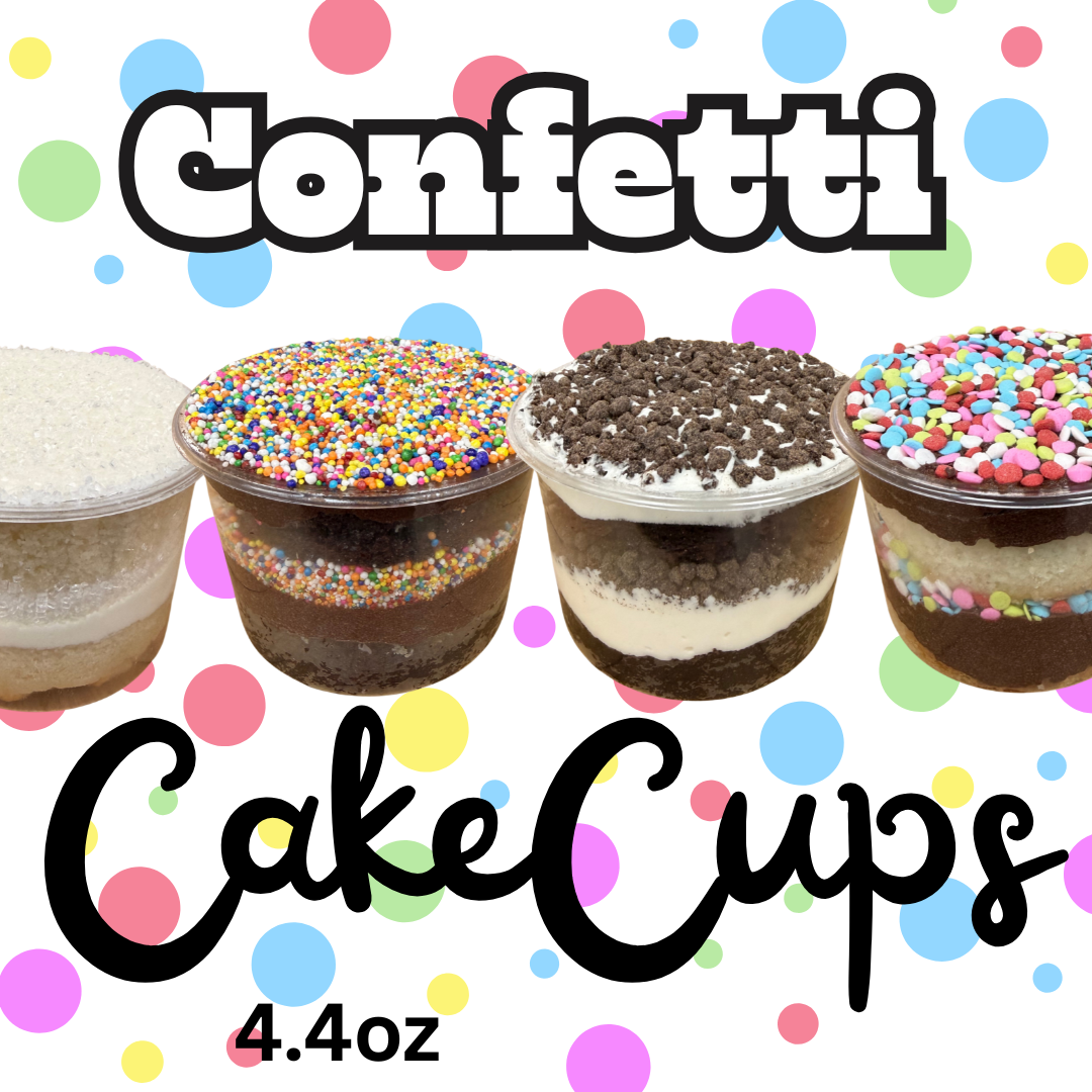 Confetti CakeCups- 4.4 oz