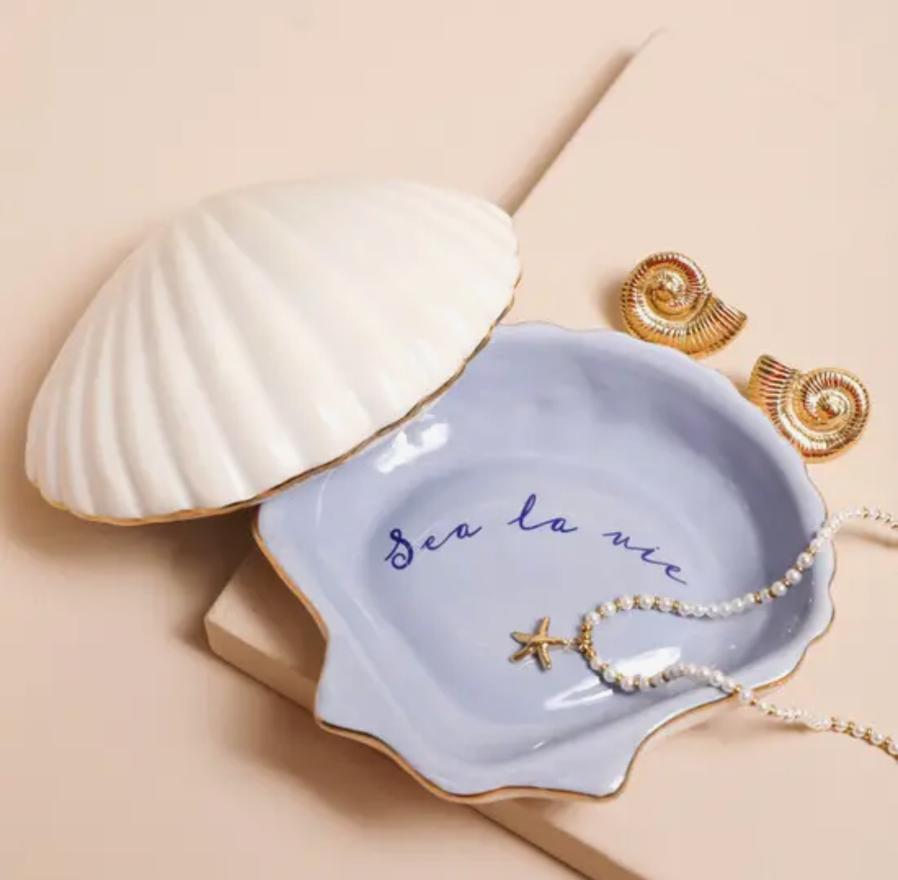 White Shell Trinket Dish