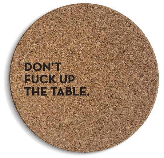 Table Cork Coaster SIX-PACK-The Cake Boutique