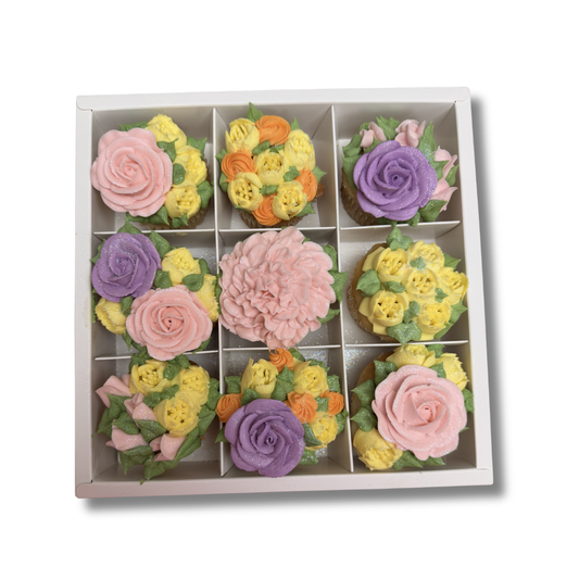 Floral Cupcake Gift Box